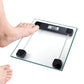 30.2x30.2x2.4CM Glass Bathroom Scale For Body Weight 180KG Electronic Digital Backlit Weight Scale