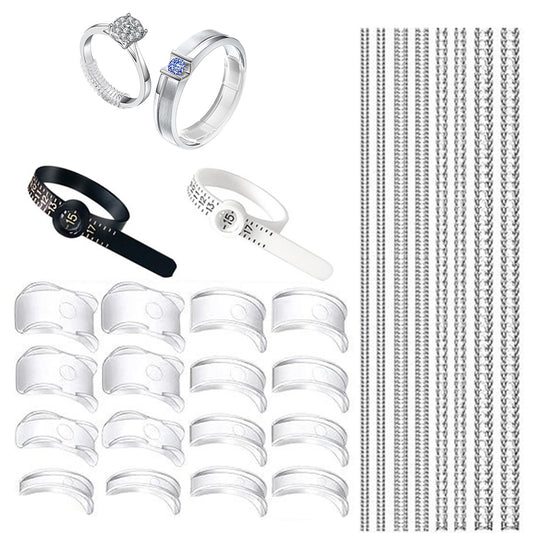 26PCS Ring Size Adjuster For Loose Rings Invisible Ring Guards Spacer Adjuster