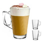 2 Pack 440ml Thick Glass Mugs for Juice Drinks Wine for Home and Office