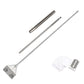 Aquarium Glass Scraper 65.5cm Stainless Steel Algae Scraper with 10 Blades