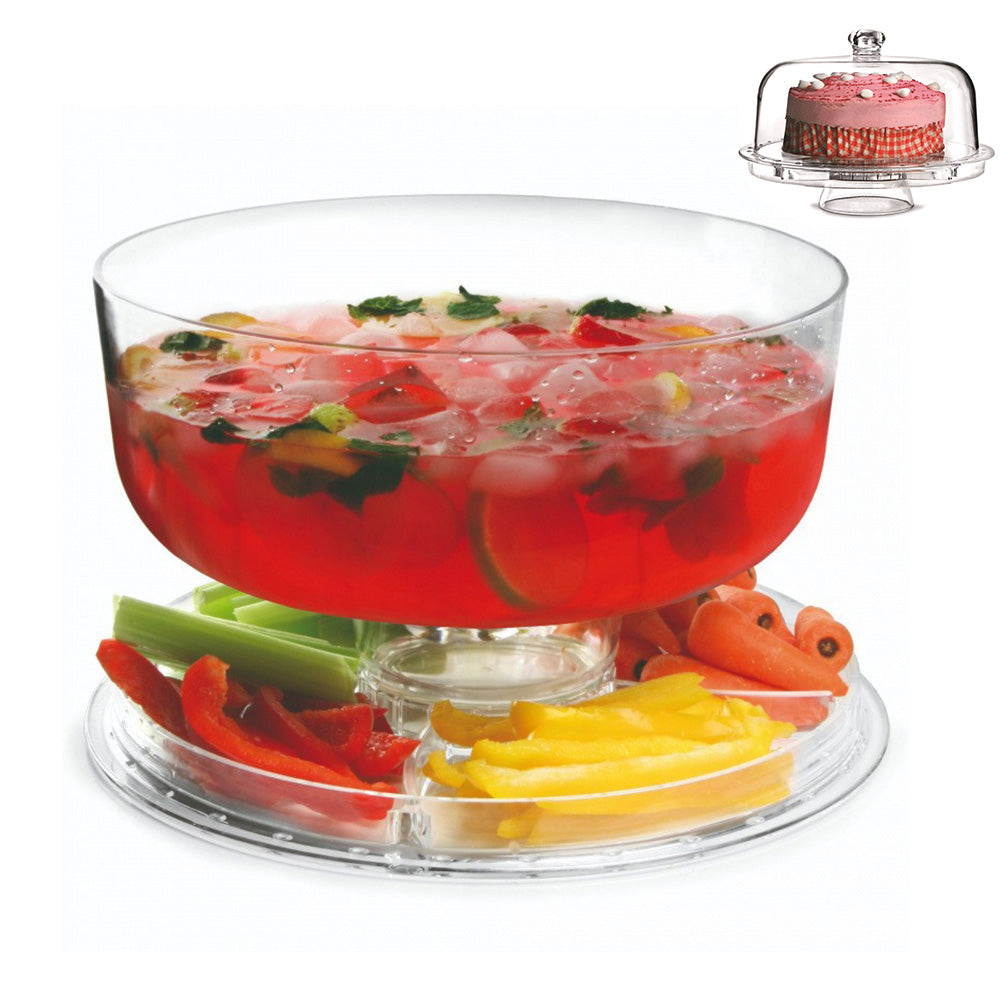 Six in One Dessert Stand Salad Tray