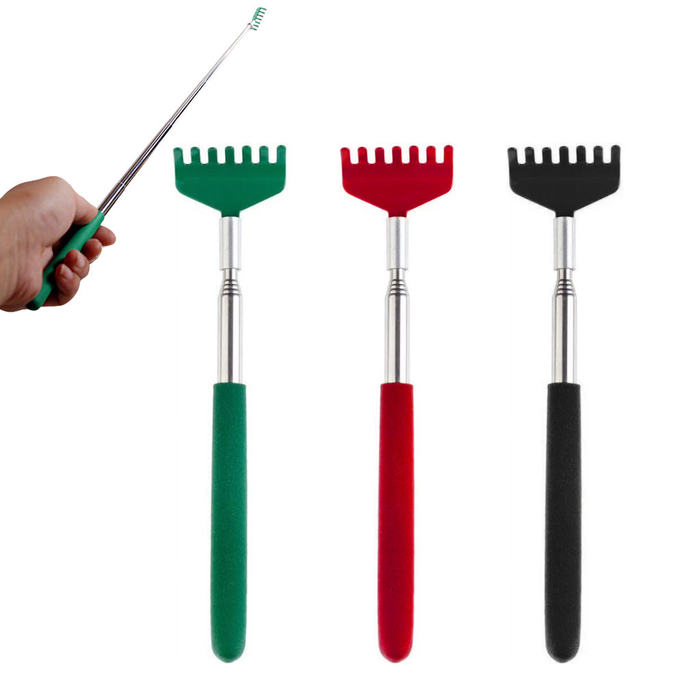 3 Pack Retractable Stainless Steel Back Scratcher