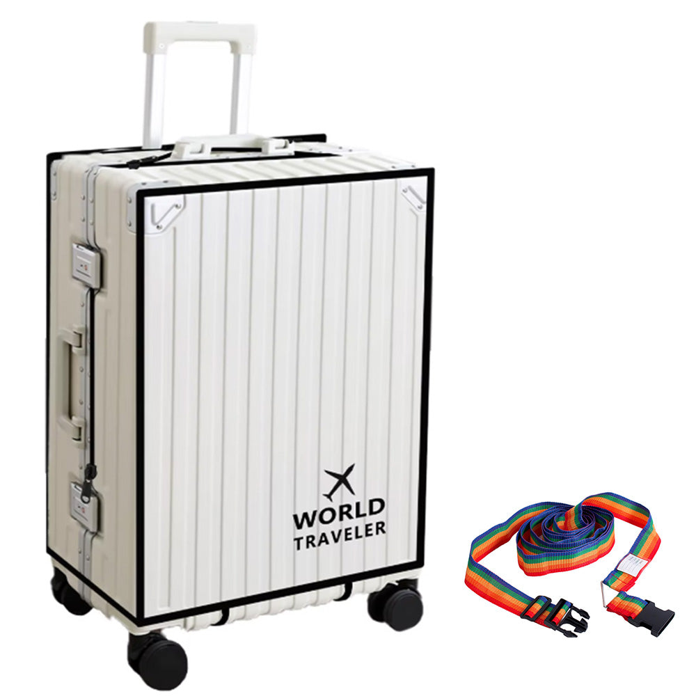 Transparent Water Resistance Luggage Cover Set with Strap for Travel Suitcase Protection