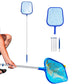Pool Skimmer Net Pool Net with 5 Pole Sections for Swimming Pools Spas Hot Tubs