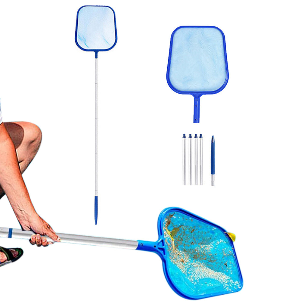 Pool Skimmer Net Pool Net with 5 Pole Sections for Swimming Pools Spas Hot Tubs