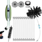 Dryer Vent Cleaner Kit Flexible Quick Snap Brush for Dryer Chimney Duct
