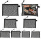 8 Piece Black Mesh Travel Organizer Bag Set in 4 Sizes