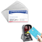 16 Pack PVC Card Holder Clear ID Protector for Social Security Credit Insurance Cards
