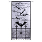 Large Halloween Door Curtain for Doors Windows Walls Bat Spider Web Door Cover for Holiday Party Decoration