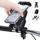Bike Phone Holder with Detachable Sun Rain Cover for Motorcycle Bicycle