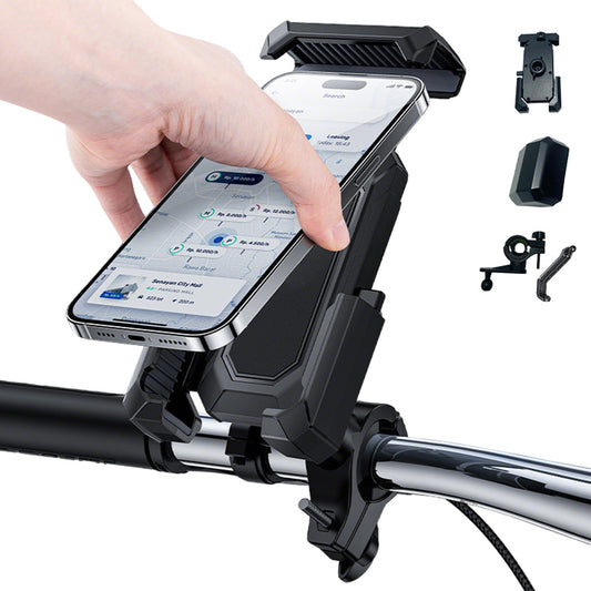Bike Phone Holder with Detachable Sun Rain Cover for Motorcycle Bicycle