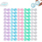 50 Pack Leak-Proof Contact Lens Cases Multi Colour