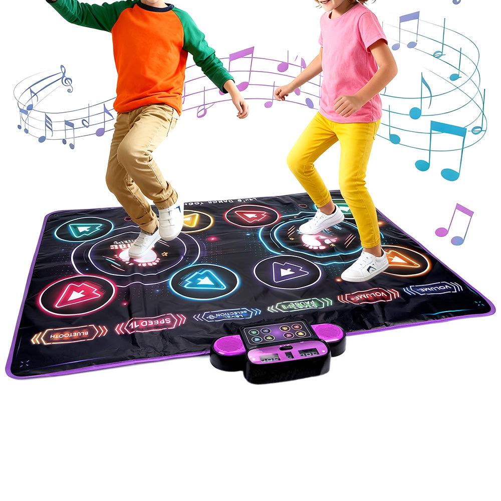 Dance Mat Light-up Dance Pad Wireless Bluetooth Music Game Pad