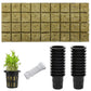 Grow Starter Rockwool Cubes Hydroponics Plant Net Cup Basket Aquaponic