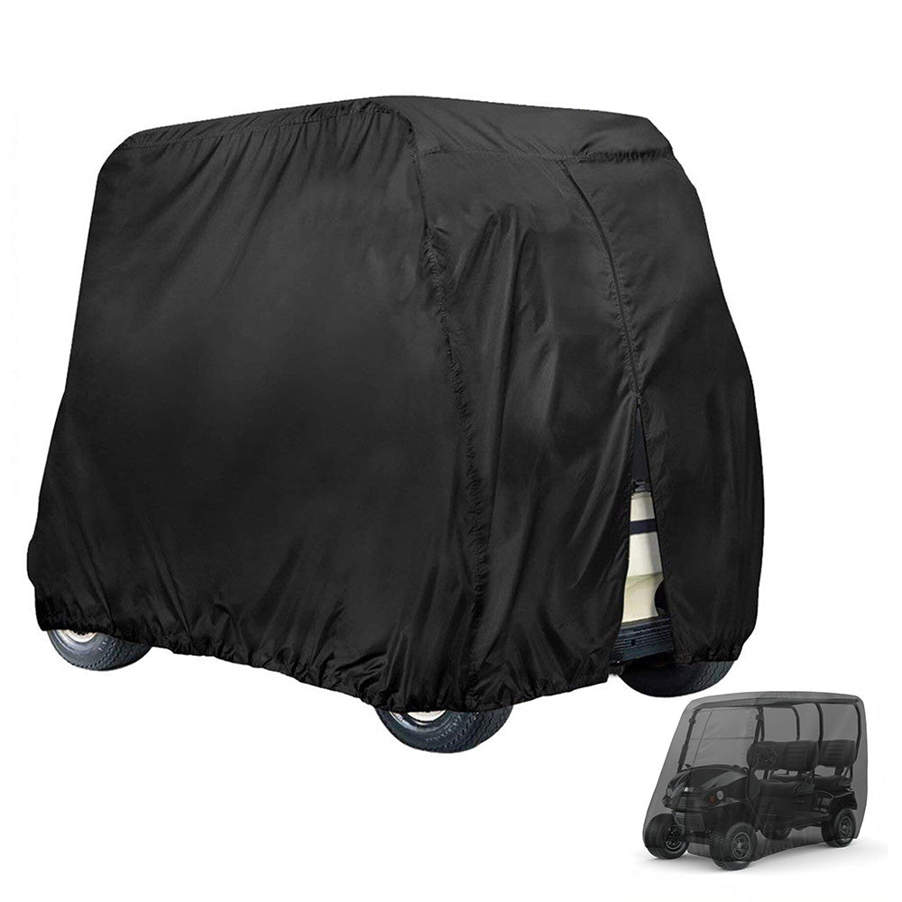Oxford Golf Cart Cover Waterproof Dustproof Protector for 2- or 4-Passenger Carts