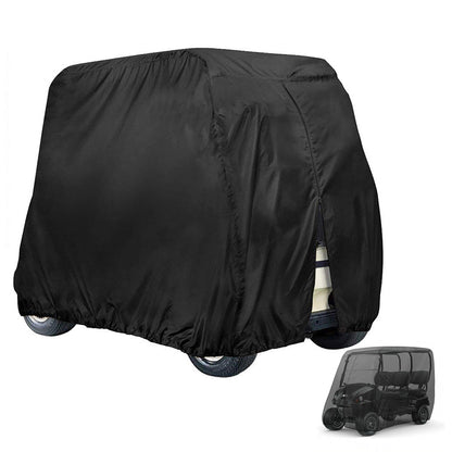 Oxford Golf Cart Cover Waterproof Dustproof Protector for 2- or 4-Passenger Carts