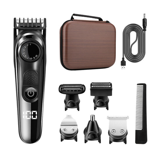 Portable Electric Hair Trimmer Clippers Beard Shaver Cutting Cordless Body Trimmer