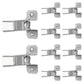 10 Pack Wall Mount Spring Grip Broom Tool Holder Storage Rack with Screws
