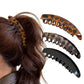 3 PCS Large Banana Hair Clips for Women High Ponytail Styling