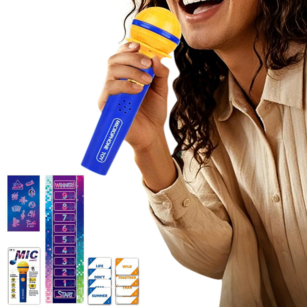 Mic Karaoke Party Game Grab The Mic Karaoke Game for Birthday Parties