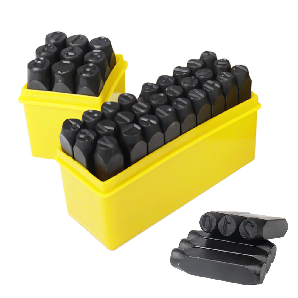 Carbon Steel Letter and Number Stamp Punch Set Metal Marking Tools