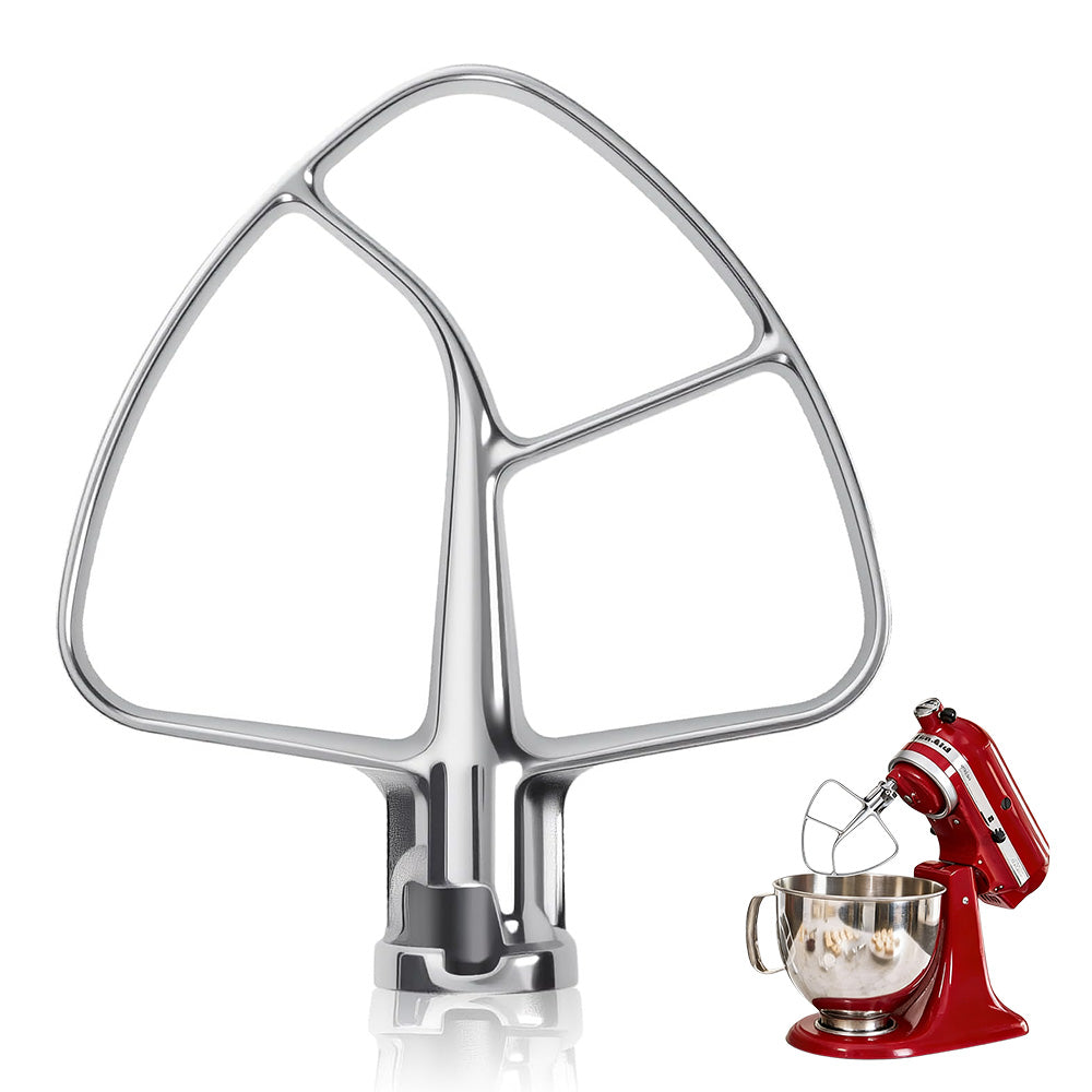 Stainless Steel Flat Beater for KitchenAid 4.5-5 Quart Tilt-Head Stand Mixer