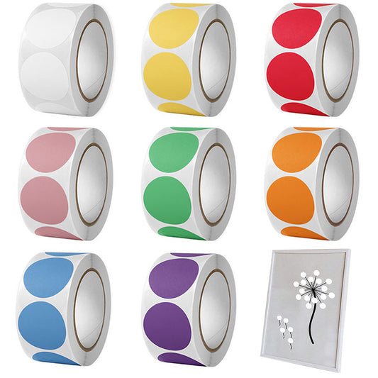 4000PCS Colored Dot Stickers Round Color Coding Labels For Office Classroom 