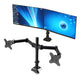 Dual Monitor Arm Mount Desk Stand For 13-27Inch Screen TV Max 9KG