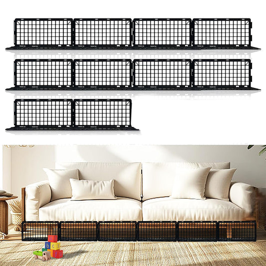 10Pcs Under Bed Guards Blocking Fence Detachable Fruit Basket