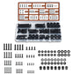 92PCS Universal TV Mount Screw Kit M4 M5 M6 M8 with Spacers Washers Storage Box