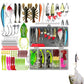 107 PCS Fishing Tackle Box Full loaded Accessories Hooks