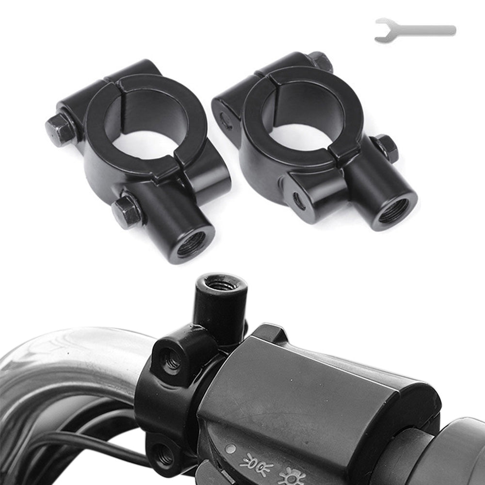 Universal 8mm 10mm Motorcycle Rearview Mirror Mount Bracket Adapter
