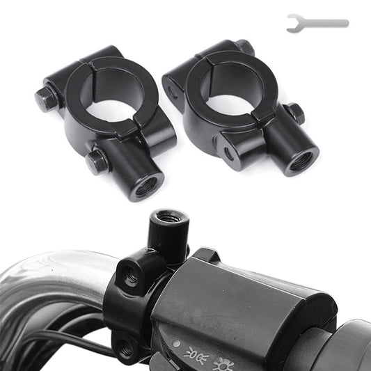 Universal 8mm 10mm Motorcycle Rearview Mirror Mount Bracket Adapter