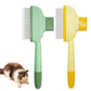 2PCS Pet Hair Removal Comb With Long And Short Teeth Flea Comb Grooming Brush For Cat Dog