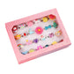 24PCS Adjustable Jewelry Rings Set Girls Pretend Play Rings