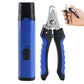 Rechargeable Nail Grinder Trimmer and Claws Clipper Kit for Dogs and Cats