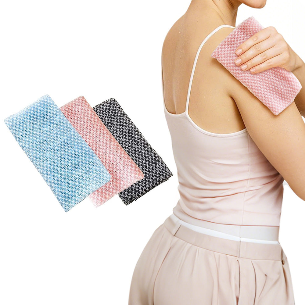 3PCS Exfoliating Shower Towel Premium Body Scrubber for Men and Woman