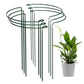 6PCS Plant Supports Stakes Half Round Garden Stakes Plant Support Green Plant Support Ring Border