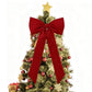 Large Christmas Bow Decoration Velvet Hanging Ornament for Tree Wall Door Holiday Decor