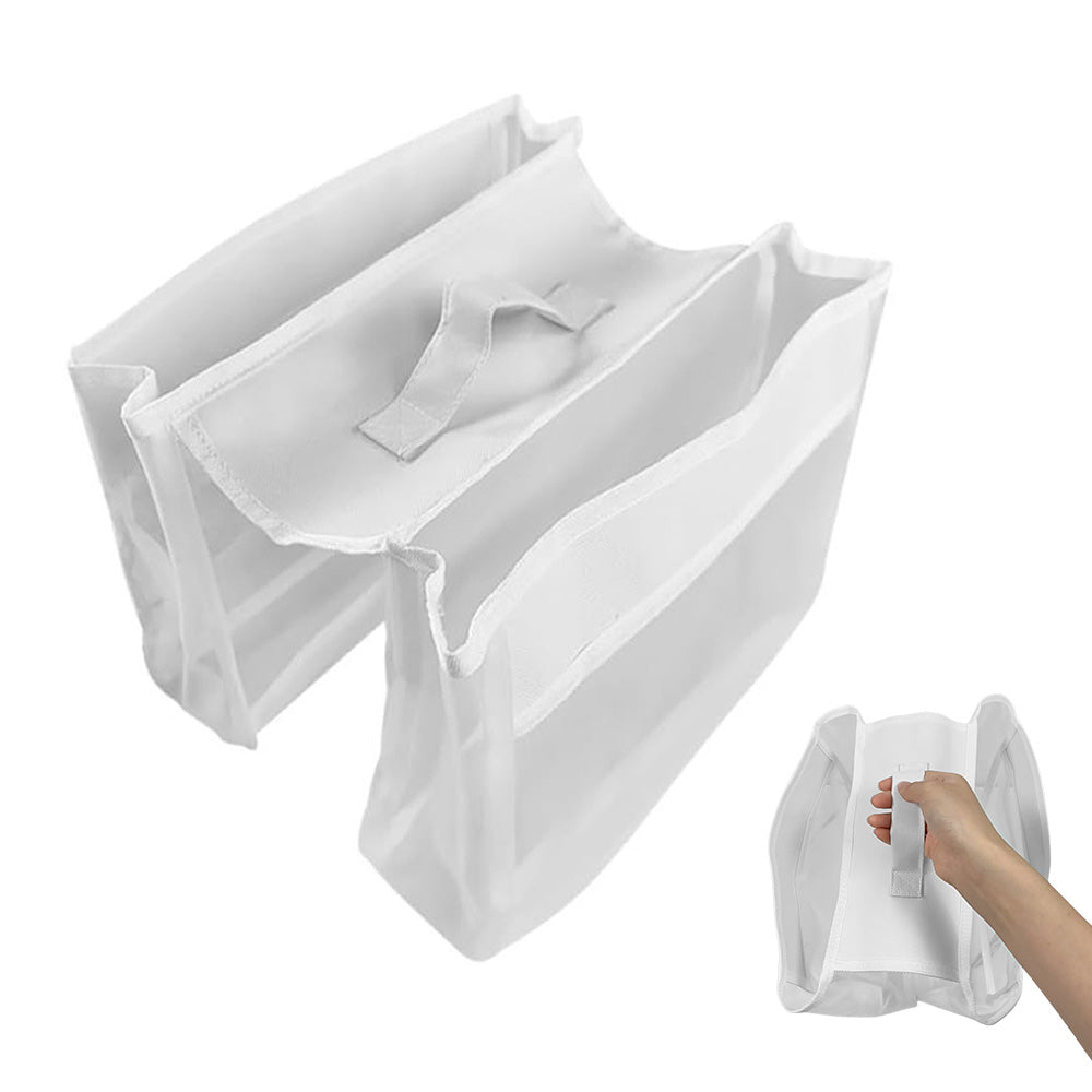 2 Compartments Bath Toy Organizer Bath Tub Toy Storage Organizer