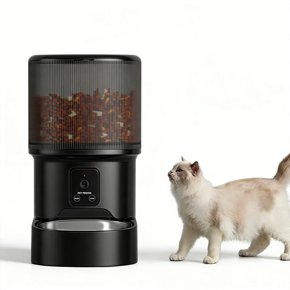 Automatic Pet Feeder Bowls With WIFI Camera Remote Smart Food Dispenser