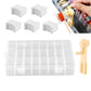 Embroidery Thread Organiser Set with 1 Winder 100 Bobbins Compact Thread Storage Box for Sewing Storage