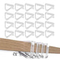 24 Pack Clear Plastic Tablecloth Clips for Indoor Outdoor Tables
