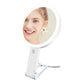 30X Lighted Portable Makeup Mirror Magnifying With Light Hanging Handheld Mirror