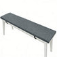 Long Bench Cushion with Ties for Dining Window Bench