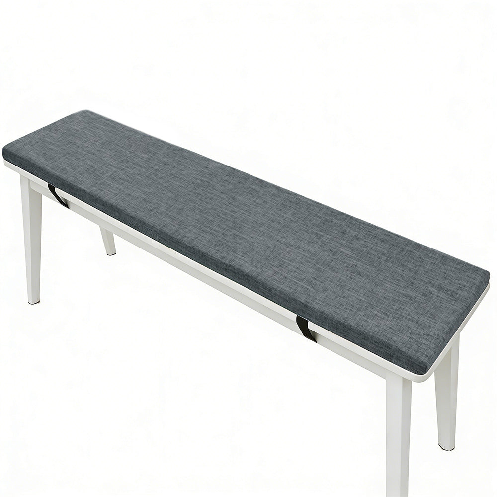 Long Bench Cushion with Ties for Dining Window Bench