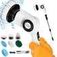 Cordless Electric Spin Scrubber Turbo Scrub Cleaning Brush with 7 Brushes