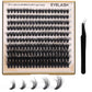 Lash Clusters with Spikes Wispy Cluster Eyelash Extensions Fluffy Eyelashes Clusters Set