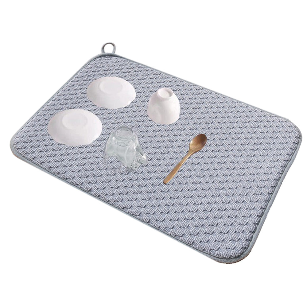 Microfiber kitchen Dish Drying Mat Absorbent Bowl Cup Drainer Kitchen Counter