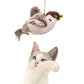 Interactive Cat Toy With Chirping Bird Electronic Flying Bird Shaped Cat Toy